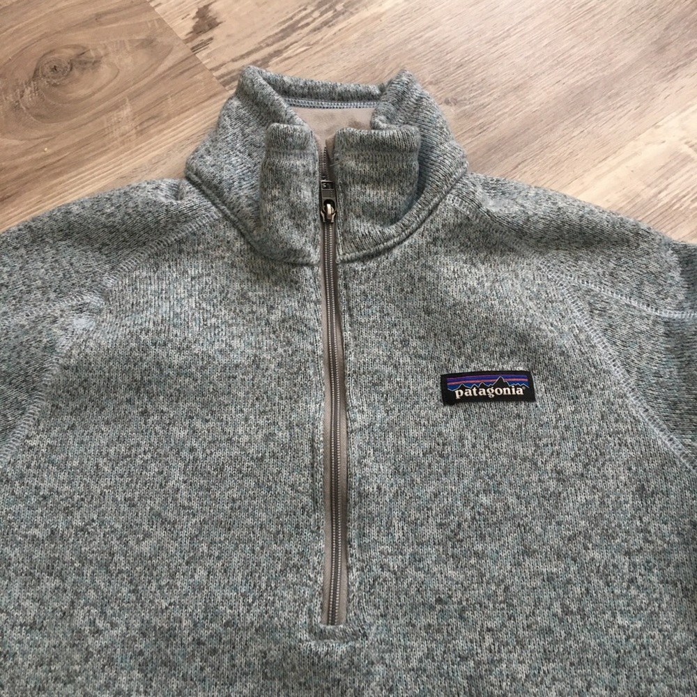 Patagonia Womens Better Sweater 1/4 Zip, Blue, S - Picture 4 of 10
